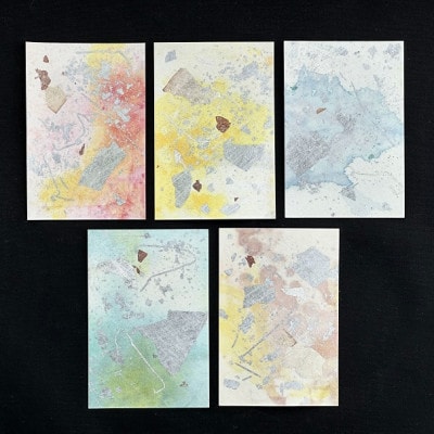 箔ポストカード　5枚選-5