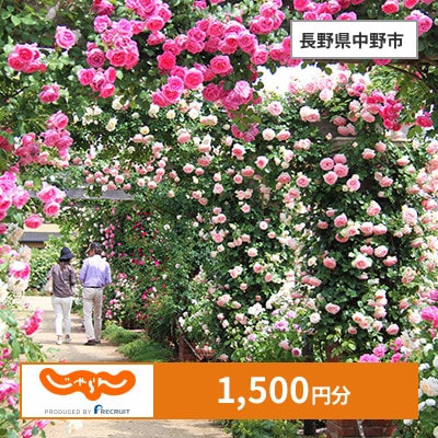 【じゃらんふるさと納税クーポン】 長野県中野市でつかえる1,500円 クーポン