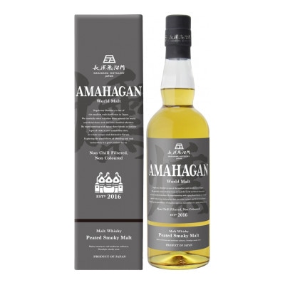 長濱蒸溜所　アマハガン　ワールドモルト　ピーテッド スモーキーモルト　700ml