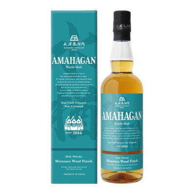 長濱蒸溜所　アマハガン　ワールドモルト　ミズナラウッドフィニッシュ　700ml×5本