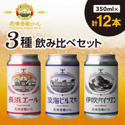 長濱浪漫ビール　定番3種　12本ビールセット