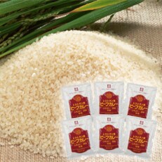 湖北米コシヒカリ(精米)4kg&レストラン使用ビーフカレー6食の大満足セット