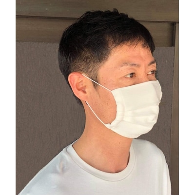 【浜ちりめん】シルク100%マスク無漂白シルク:大サイズ