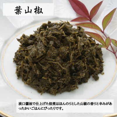 【佃煮の伊吹】 極み佃煮 ～湖北の宝～　小あゆ木の芽煮90g2点&山菜の佃煮3点 詰合