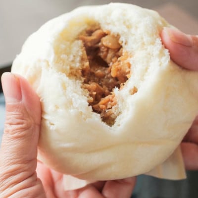 三日寝かせたあめ色チャーシューまん　