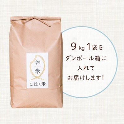 令和6年産 滋賀県湖北産 湖北のみずかがみ 白米 9kg【食味最高ランク特A 4度受賞・特別栽培米】