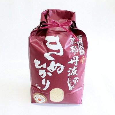 【2023年3月中旬発送】京丹波きぬひかり　令和4年産のお米5kg