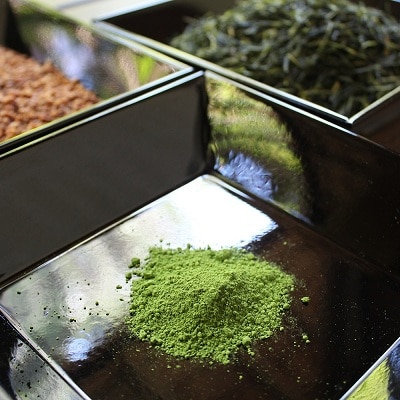 【2024年8月以降発送】石臼挽き抹茶玄米茶・丹波黒豆茶・ルイボスティー詰め合わせ≪丹波黒大豆使用≫