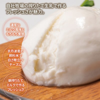 京丹波のモッツァレラ・さけるチーズの詰め合わせ