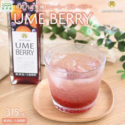 梅ベリーピューレ UMEBERRY  完熟梅 無添加 5倍希釈315ml