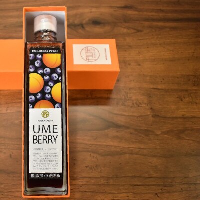 梅ベリーピューレ UMEBERRY  完熟梅 無添加 5倍希釈315ml