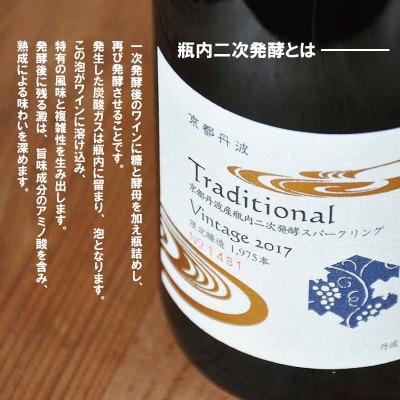 京都丹波トラディショナル 750ml 1本 瓶内二次発酵