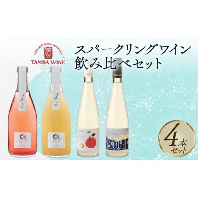 スパークリングワイン 飲み比べセット 4本 丹波ワイン
