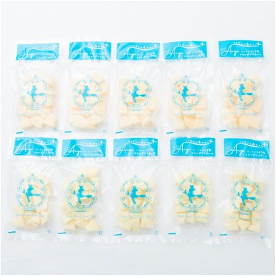 とよおかの魔女さん　冷凍カットフルーツりんごセット(シナノゴールド70g×5・サンふじ70g×5)