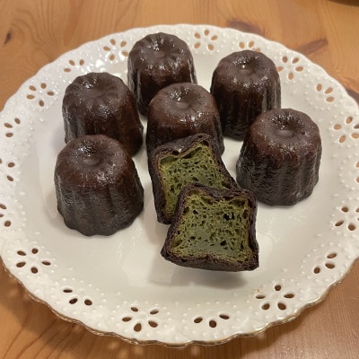 カリッと!もちっと!カフェのカヌレ<抹茶味>　6個入り