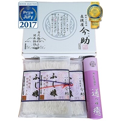 今助 半生地粉うどん「ふじ娘」3パック