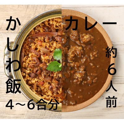 たまご屋さんのかしわ飯とやわらか親鶏カレー(合計5P) 野上養鶏場 味宝卵