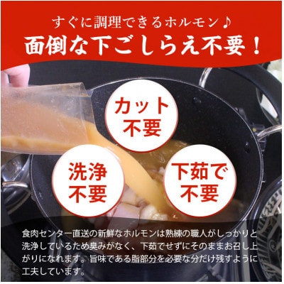 特撰博多もつ鍋 食べ比べ【あごだし味噌とまろやか醤油】　各 2～3人前