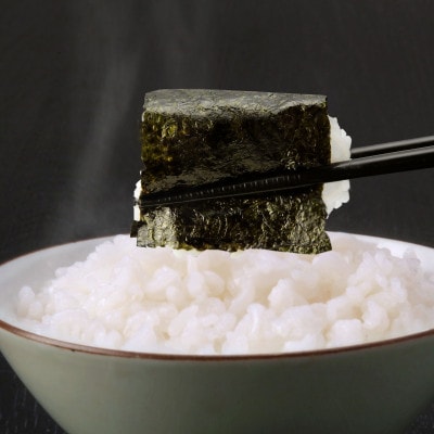 一番摘み福岡有明海苔(8切40枚×6本・計240枚)有明海柳川産　味付け海苔3種6本セット