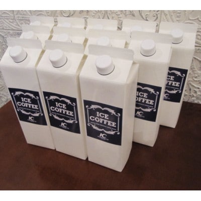このみ珈琲オリジナル　リキッドアイスコーヒー　1L×12本入り