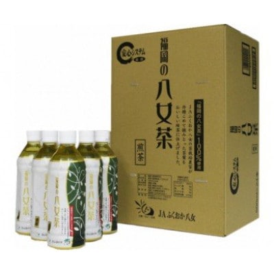 八女茶　煎茶ペットボトル　500ml×24本(鞍手町)
