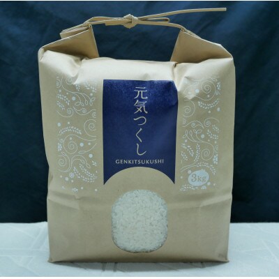 【福岡県産米】元気つくし 3kg×2袋