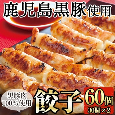 鹿児島黒豚餃子60個(30個×2)【九面屋】A-109 