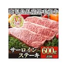 鹿児島県産黒毛和牛サーロインステーキ3枚 計600g(A-5等級)【九面屋】C-079