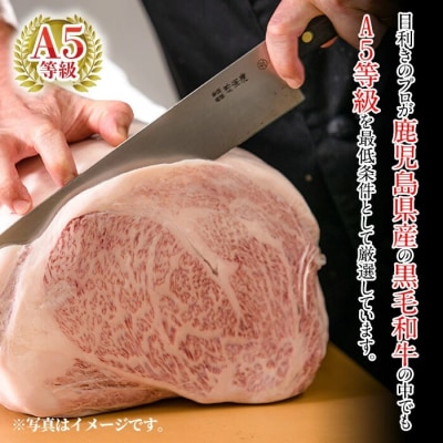 鹿児島県産黒毛和牛サーロインステーキ3枚 計600g(A-5等級)【九面屋】C-079
