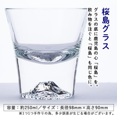 桜島グラス【こっぷ屋さん】　D-028 
