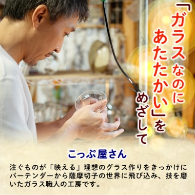 桜島グラス【こっぷ屋さん】　D-028 