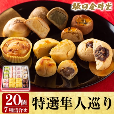 特選隼人巡り(20個)【坂田金時堂】　A-188 