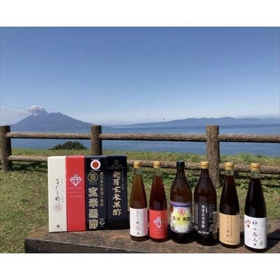  贅沢なプレミアムセレクト6本セット!【重久盛一酢醸造場】　D0-075 