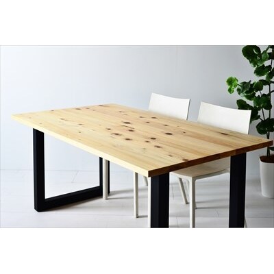 HINOKI TABLE(1台・W160)霧島ヒノキと大川家具のコラボ【井上企画】　P7-003