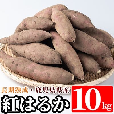 鹿児島県産<紅はるか>土付き(10kg)【フレッシュジャパン鹿児島】　A2-012