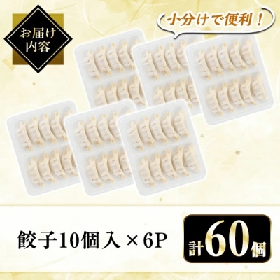 国産!鹿児島県産黒豚餃子60個(10個入×6P)【肉の豊楽】　A3-008