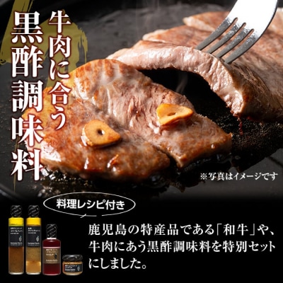  Kurozu Farm 和牛にあう黒酢調味料セット(合計4種)【坂元のくろず】　A0-337