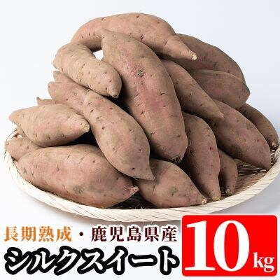 鹿児島県産<シルクスイート>土付き(10kg)【フレッシュジャパン鹿児島】A2-028