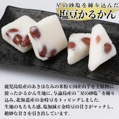 薩摩銘菓塩豆かるかん(計15個)【九面屋】　A0-354