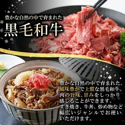 鹿児島県産黒毛和牛切り落とし1.5kg(500g×3袋) 【ミートクリエイト】　K-129 