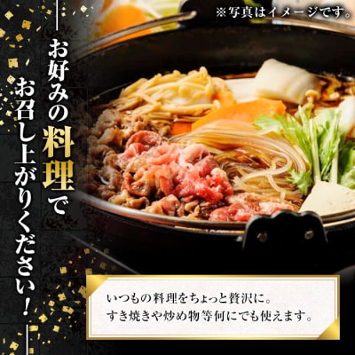 鹿児島黒毛和牛切り落とし(800g)【肉の名門　一真】A5-024 