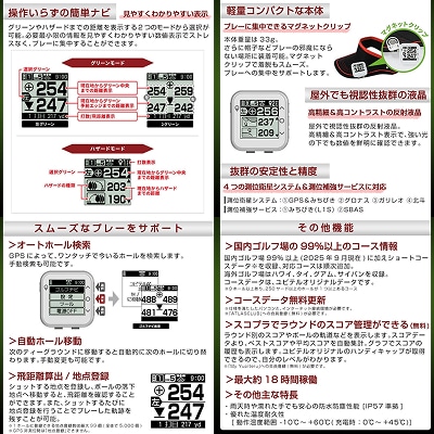 Yupiteru ゴルフナビ YGN100 (距離計)【ユピテル】K-691