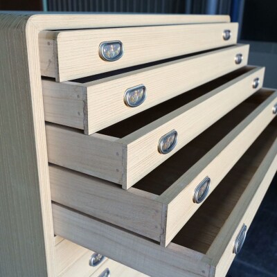 総桐タンス 15段呉服箪笥 国産桐 収納家具 [高橋新吾タンス店] 【1614S01】