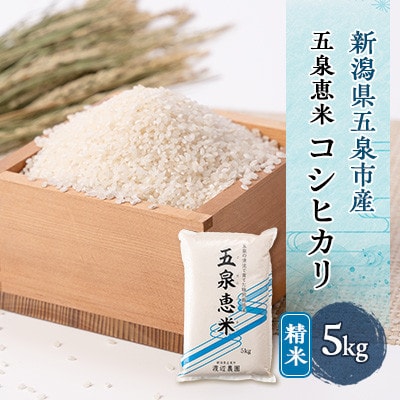 【先行受付】令和8年産 新潟県産 特別栽培米 コシヒカリ 精米(5kg×1袋)