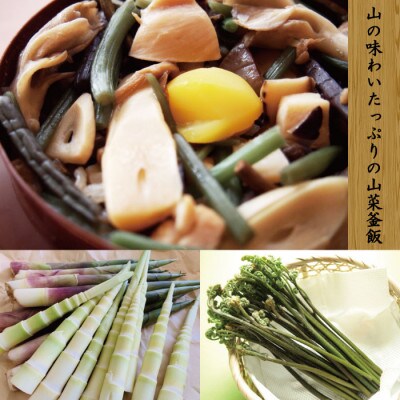 老舗割烹仕込みの釜飯2個セット(きのこ、山菜)