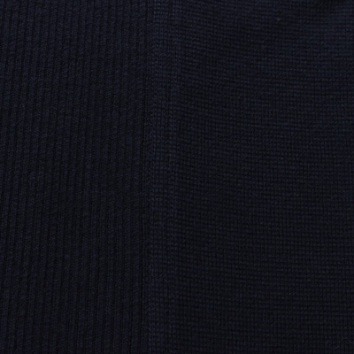 コットンミラノリブ半袖Tシャツ(メンズ)ブラック・XL