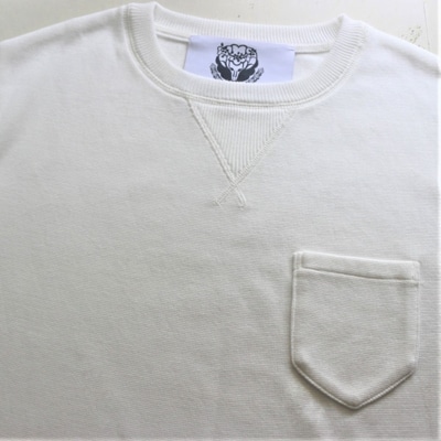 コットンミラノリブ半袖Tシャツ(メンズ)ホワイト・XL
