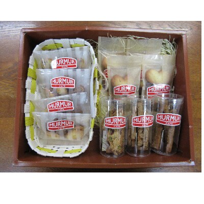 ま~まぁ焼き菓子と手作りクラフトカゴのセット