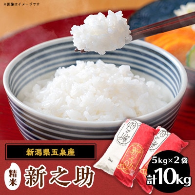 【2ヵ月毎定期便】[隔月3回定期便]新之助 精米 10kg(5kg×2袋)全3回