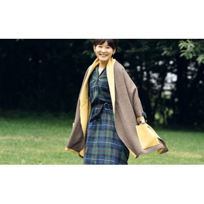 「CLEMATIS」接結カラフルストール　たたきポケット(イエロー)